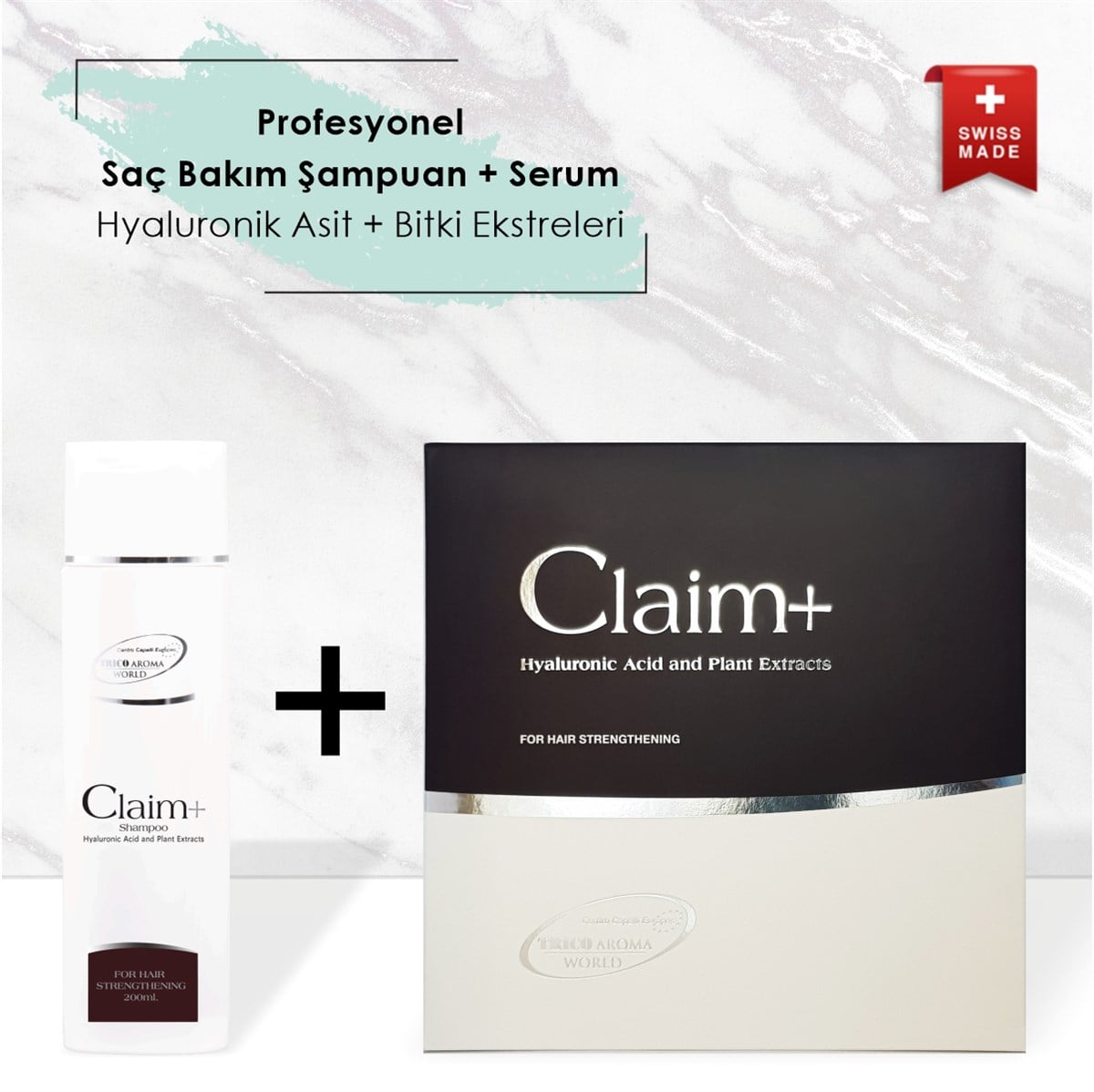 Claim+ Saç Serumu + Şampuanı