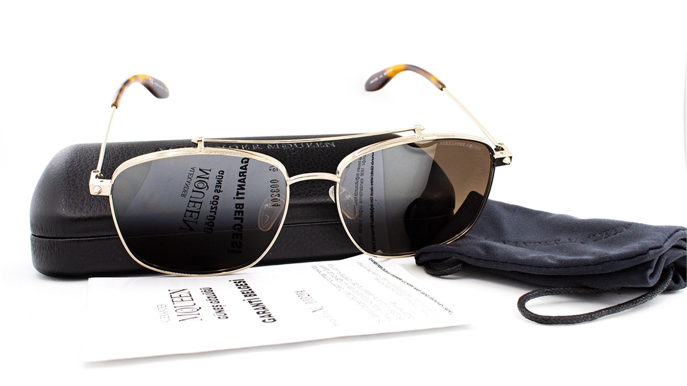 ALEXANDER MCQUEEN  AMQ0124SK 003 59-17  Güneş Gözlüğü