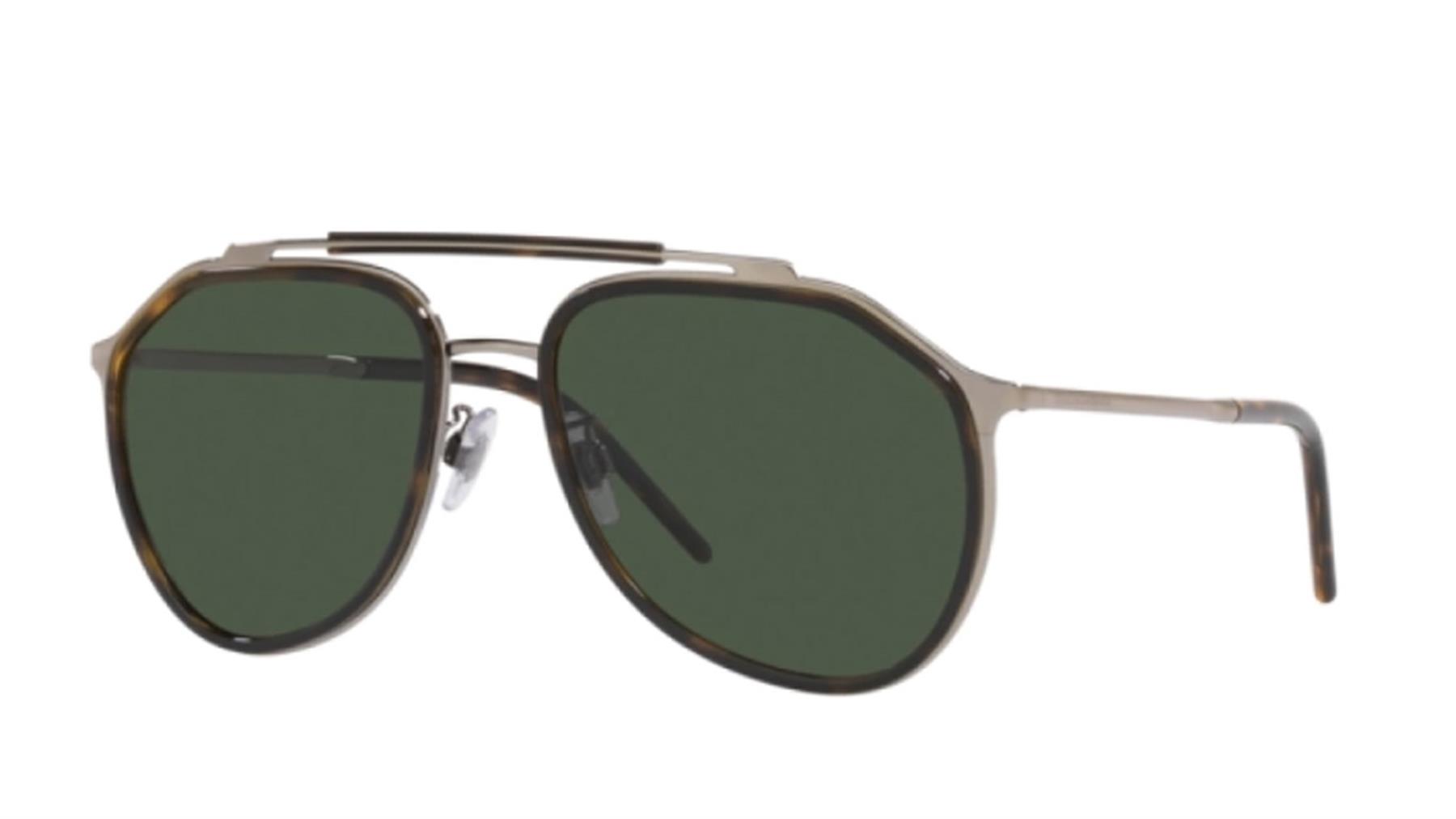 DOLCE&GABBANA  2277 1335/9A 57  Erkek KAHVE Damla Çerçeve Güneş Gözlüğü