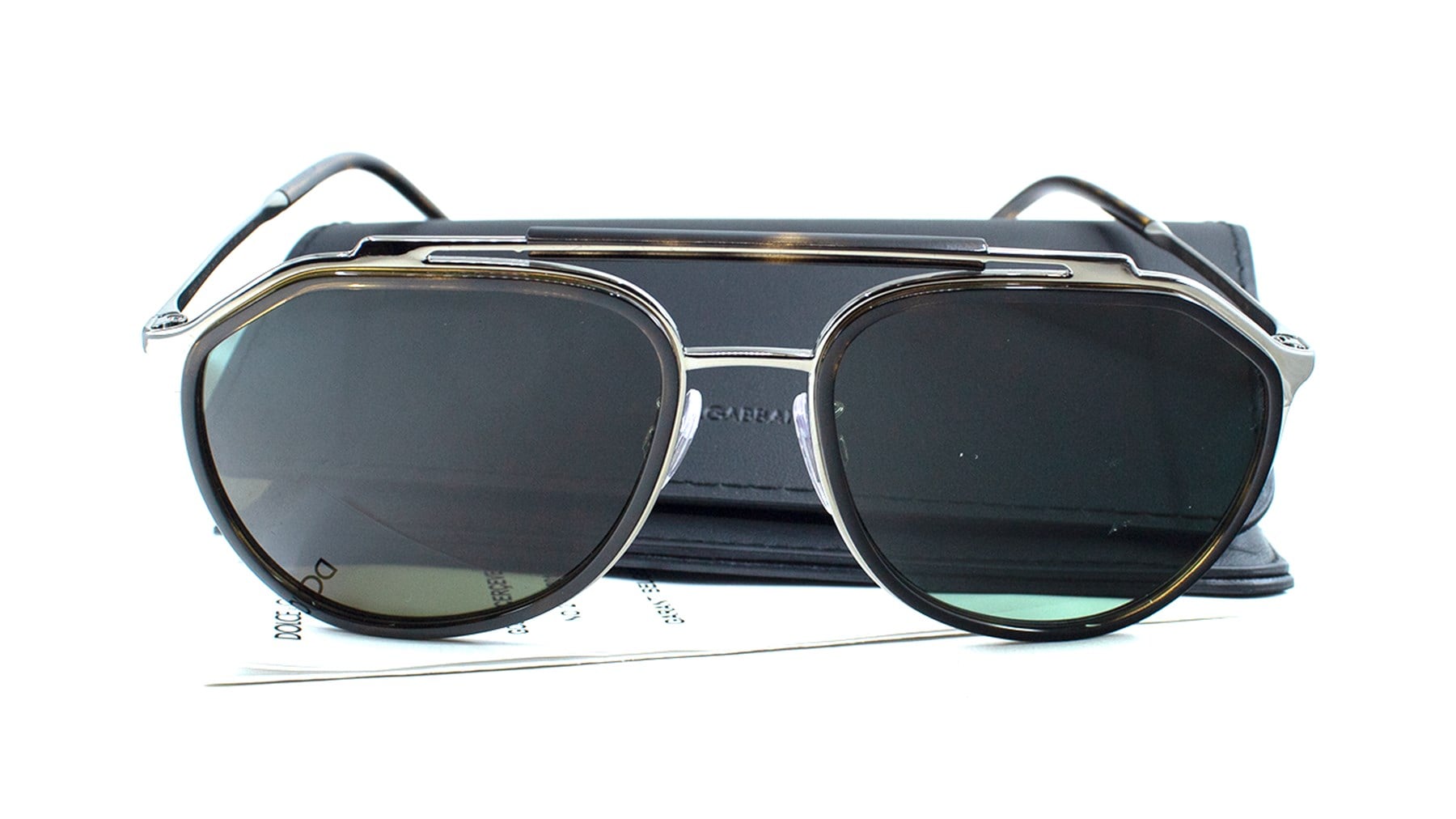 DOLCE&GABBANA  2277 1335/9A 57  Erkek KAHVE Damla Çerçeve Güneş Gözlüğü