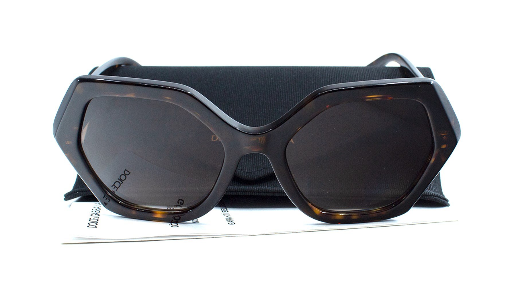 DOLCE&GABBANA  4406 502/13 54  Kadın KAHVE Geometrik Çerçeve Güneş Gözlüğü