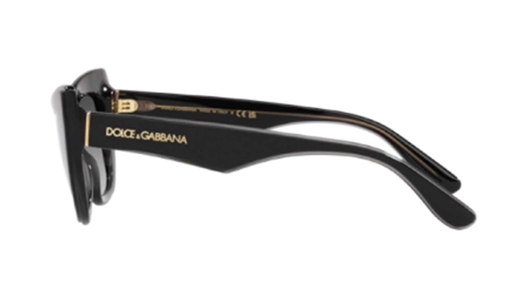 DOLCE&GABBANA  4417 3246/8G 54  Kadın SİYAH Çekik Çerçeve Güneş Gözlüğü