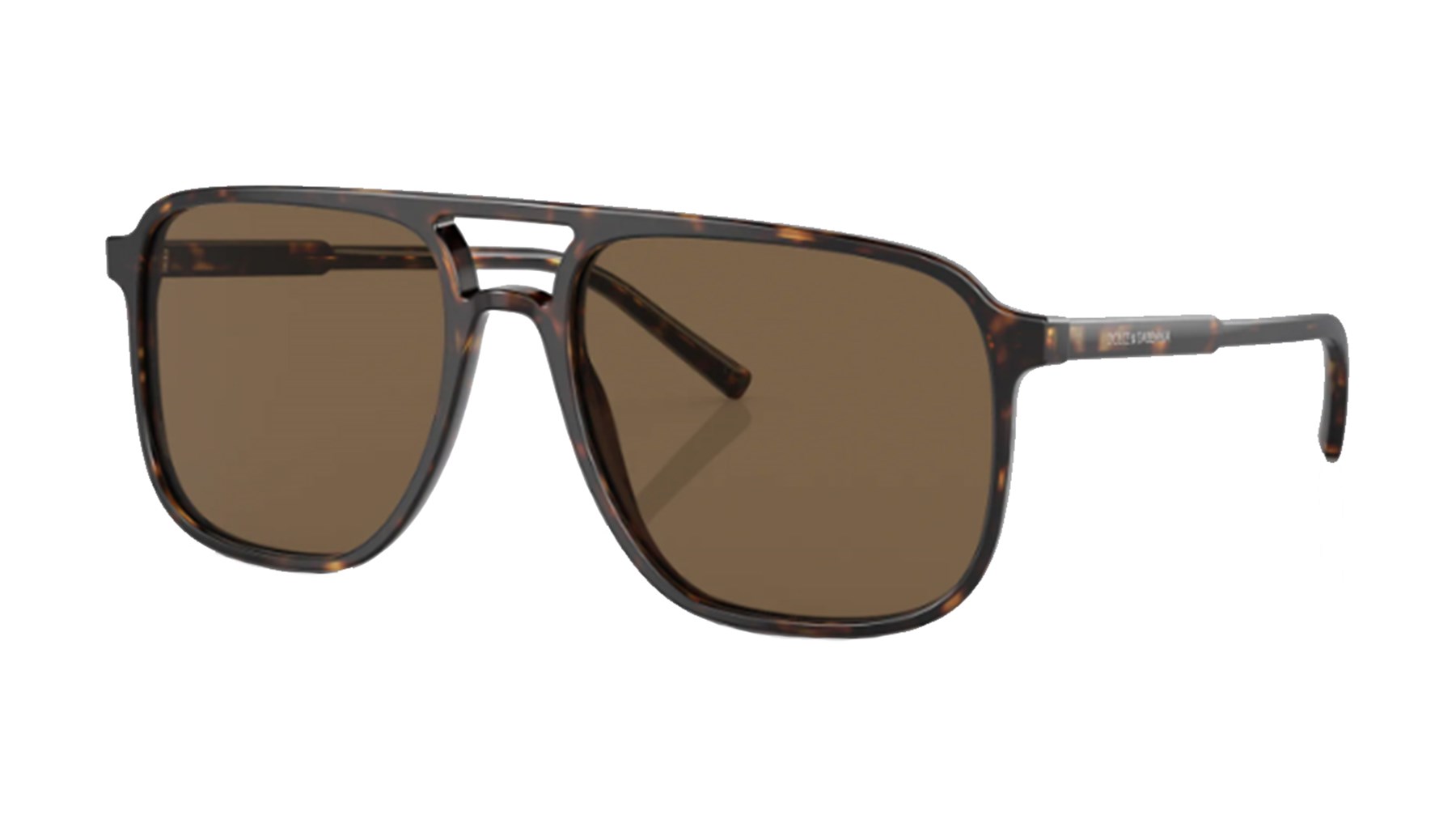 DOLCE&GABBANA  4423 502/73 58  Erkek KAHVE Köşeli Çerçeve Güneş Gözlüğü