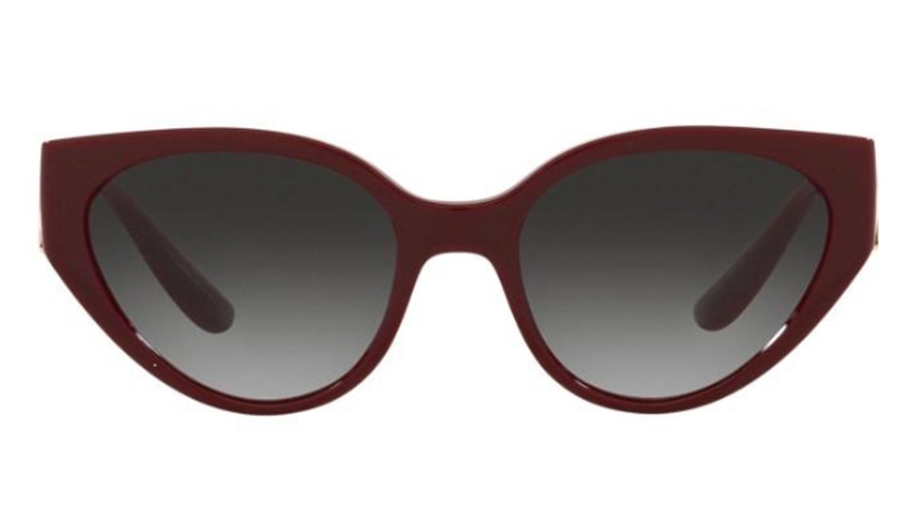 DOLCE&GABBANA  6146 3285/8G 54  Kadın BORDO Çekik Çerçeve Güneş Gözlüğü