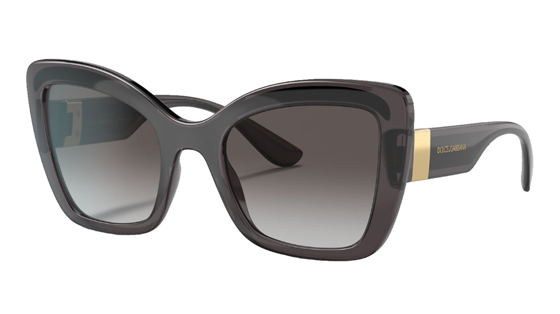 DOLCE&GABBANA  6170 3257/8G 53  Erkek SİYAH Köşeli Çerçeve Güneş Gözlüğü