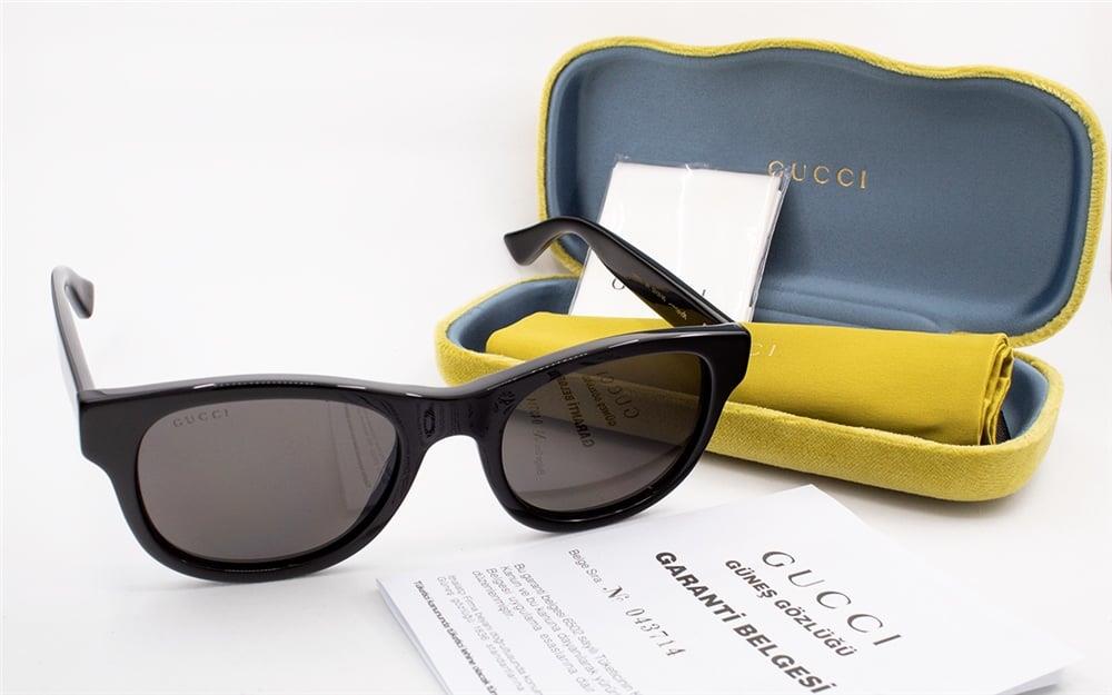 GUCCI 0003S 001 52-21 Unisex GÜNEŞ GÖZLÜĞÜ