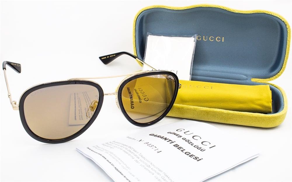 GUCCI 0062S 001 57-17 Unisex GÜNEŞ GÖZLÜĞÜ