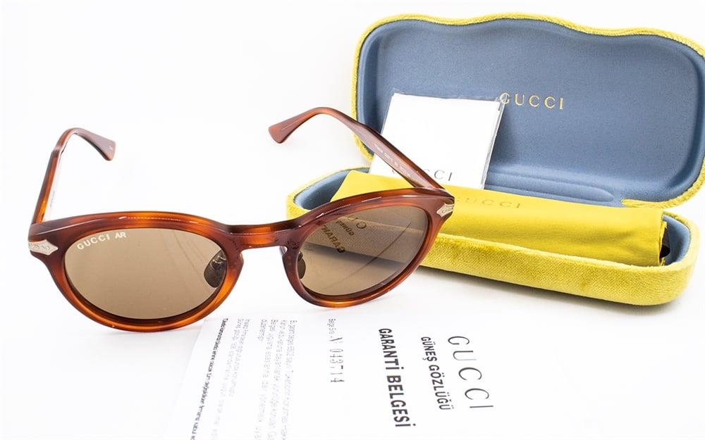 GUCCI 0071S 002 50-22 Unisex GÜNEŞ GÖZLÜĞÜ