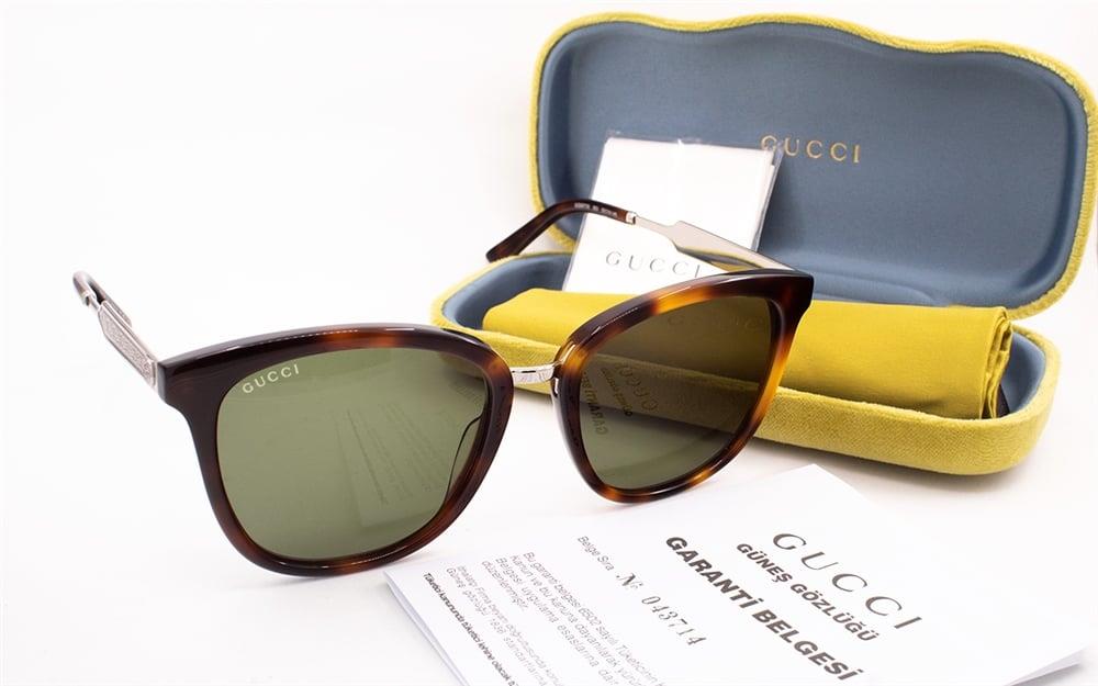 GUCCI 0073S 003 55-19 Unisex GÜNEŞ GÖZLÜĞÜ