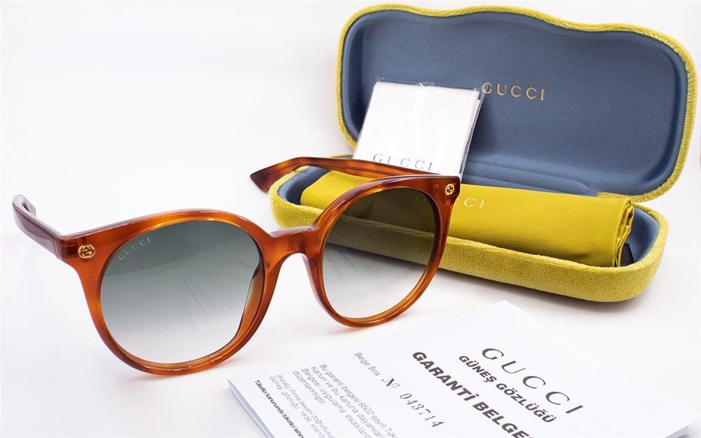 GUCCI 0091S 002 52-20 Unisex GÜNEŞ GÖZLÜĞÜ