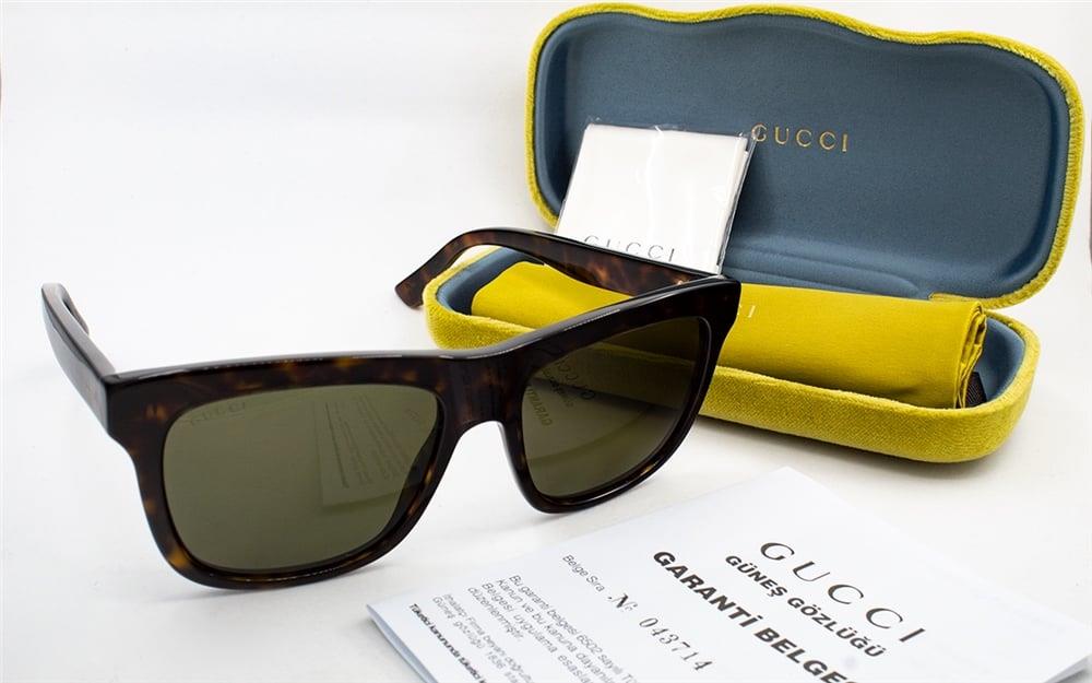 GUCCI  0158S 002 54-17  Güneş Gözlüğü