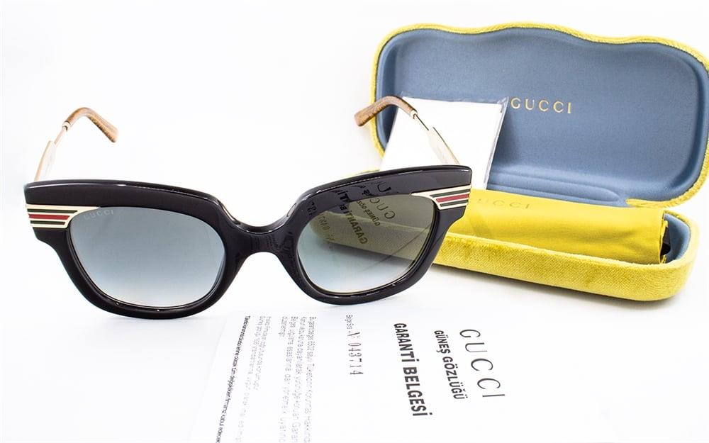 GUCCI 0281S 001 50-23 Unisex GÜNEŞ GÖZLÜĞÜ