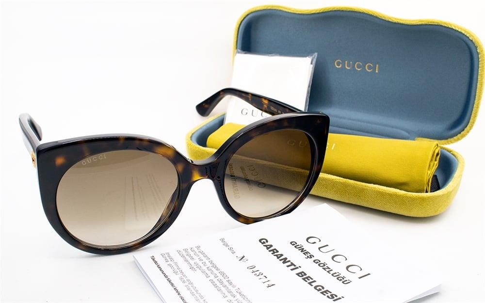 GUCCI 0325S 002 55-21 Unisex GÜNEŞ GÖZLÜĞÜ