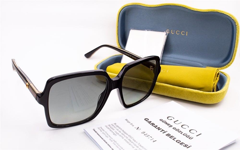 GUCCI 0375S 001 56-16 Unisex GÜNEŞ GÖZLÜĞÜ