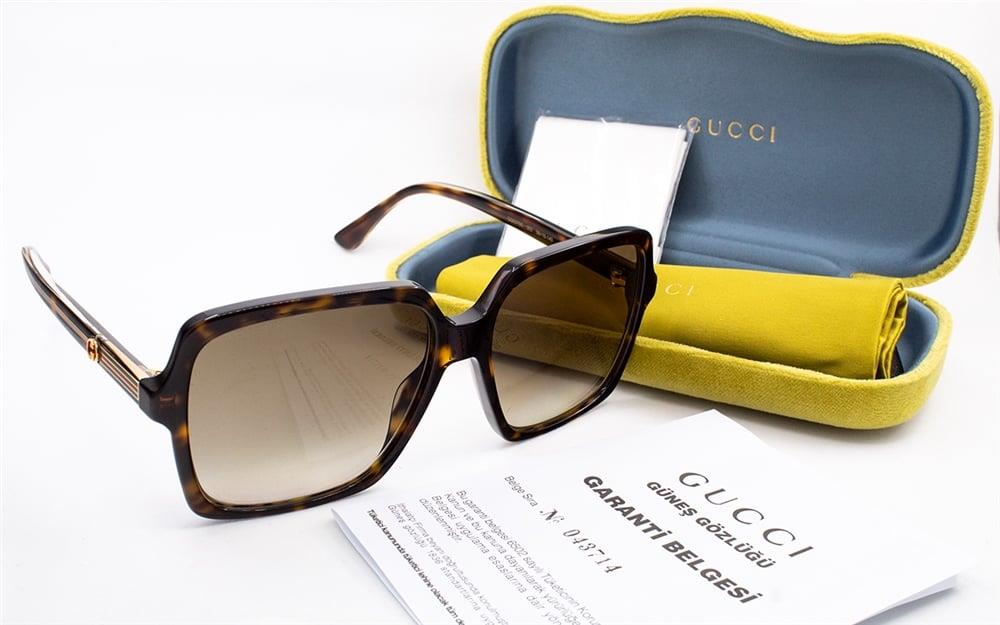GUCCI  0375S 002 56-16  Güneş Gözlüğü