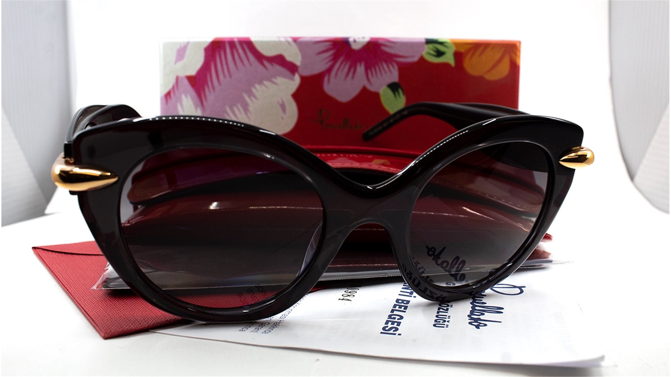 POMELLATO  PM0004S 001 50-22  Güneş Gözlüğü