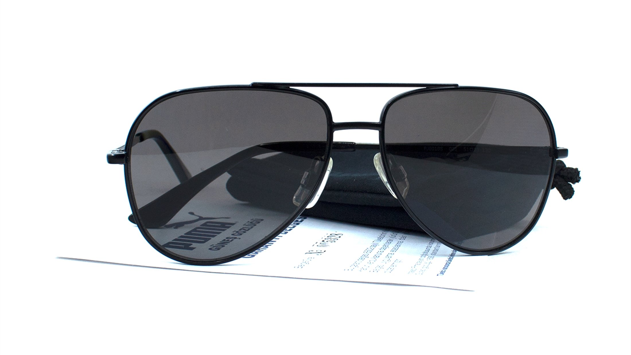 PUMA  PJ0010S 001 51  Çocuk SİYAH Damla Çerçeve Güneş Gözlüğü
