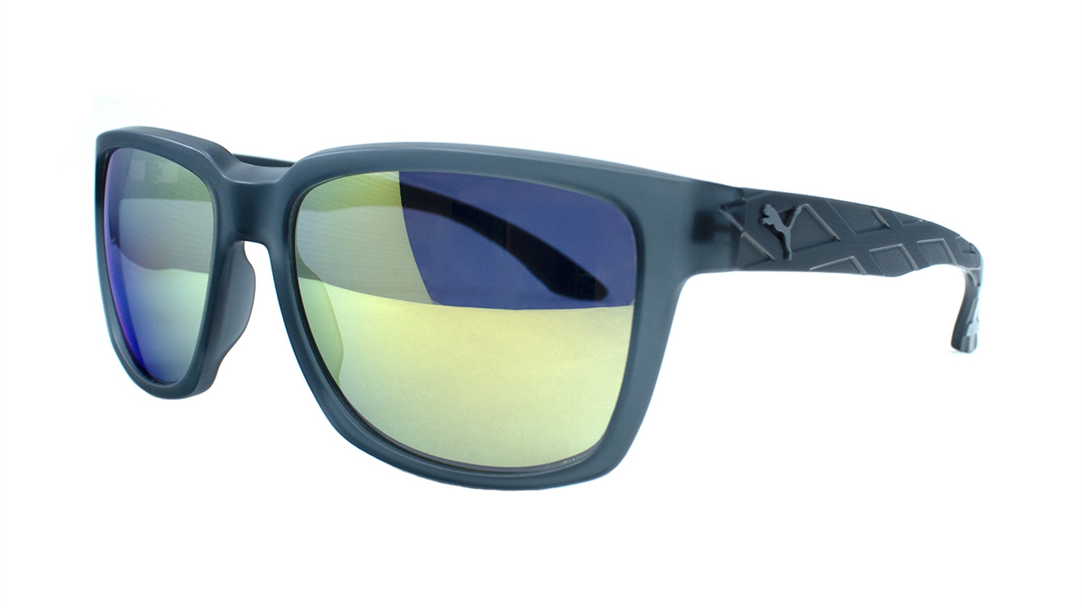 PUMA  PU0037S 004 57  Erkek FÜME Köşeli Çerçeve Güneş Gözlüğü