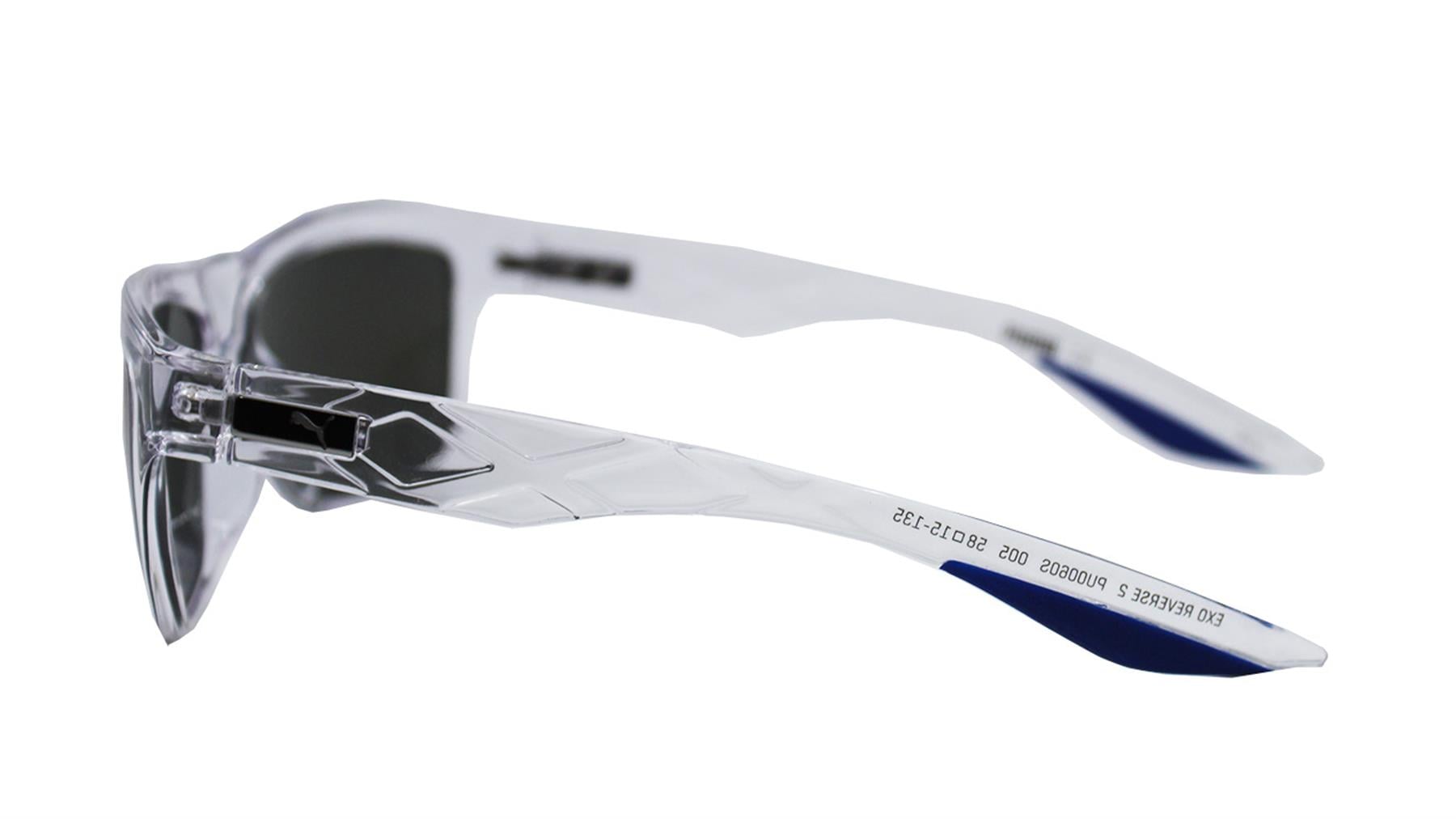 PUMA  PU0060S 005 58  Unisex ŞEFFAF Köşeli Çerçeve Güneş Gözlüğü
