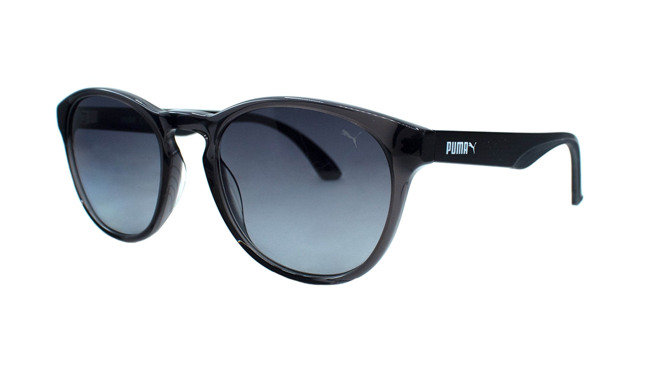 PUMA  PU0105S 006 50  Unisex SİYAH Oval Çerçeve Güneş Gözlüğü