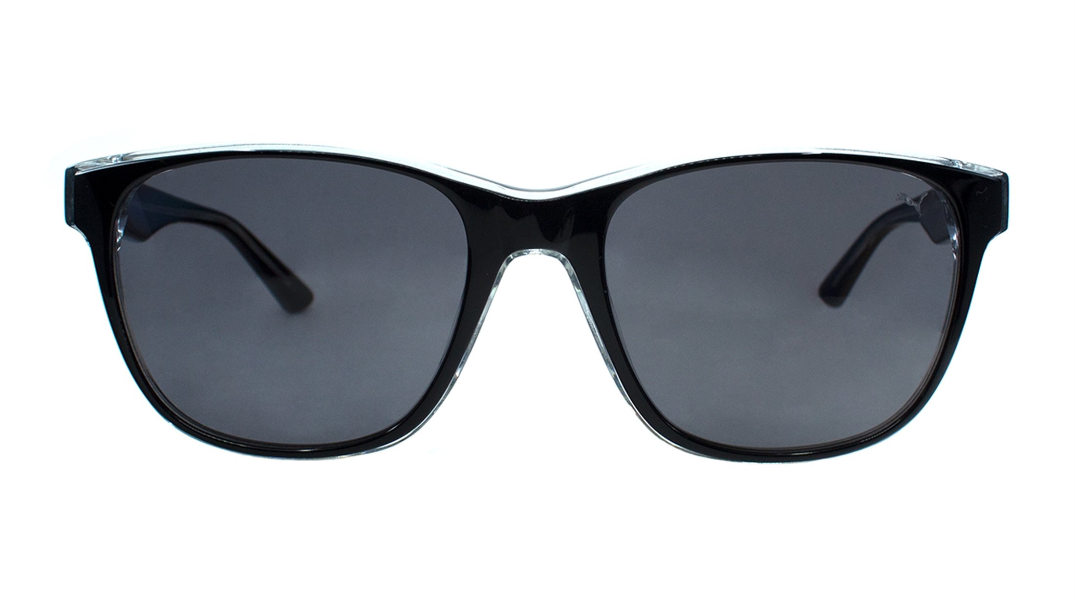 PUMA  PU0152S 001 55  Unisex SİYAH Köşeli Çerçeve Güneş Gözlüğü