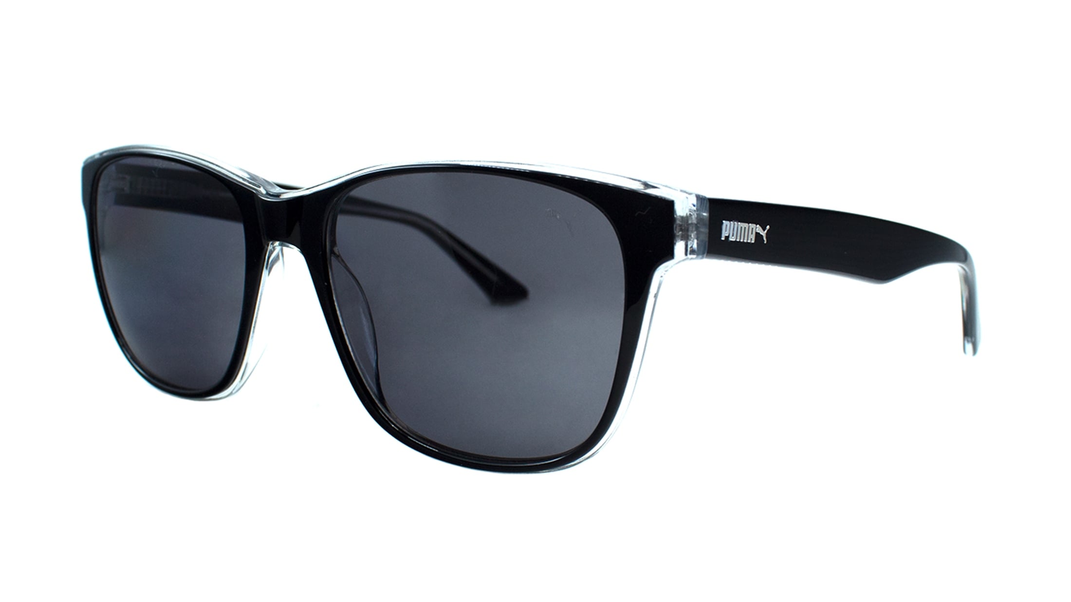 PUMA  PU0152S 001 55  Unisex SİYAH Köşeli Çerçeve Güneş Gözlüğü