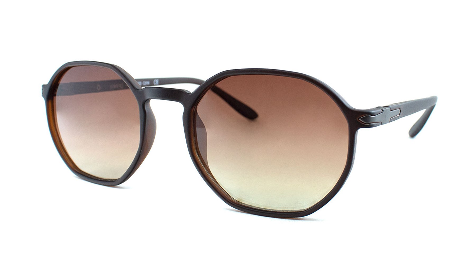 SWING  236 C216 50  Unisex KAHVE Geometrik Çerçeve Güneş Gözlüğü