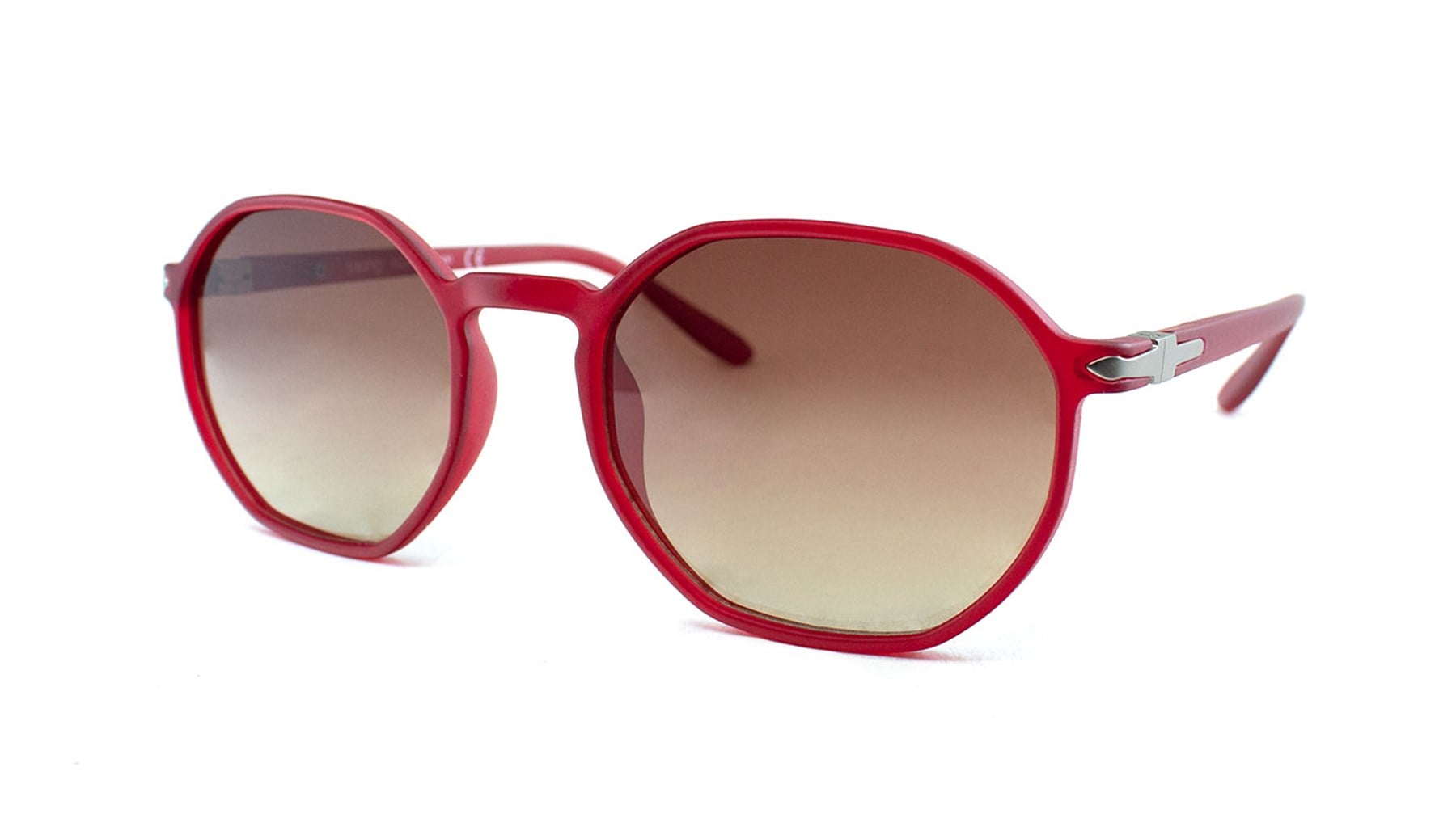 SWING  236 C411 50  Unisex KIRMIZI Geometrik Çerçeve Güneş Gözlüğü