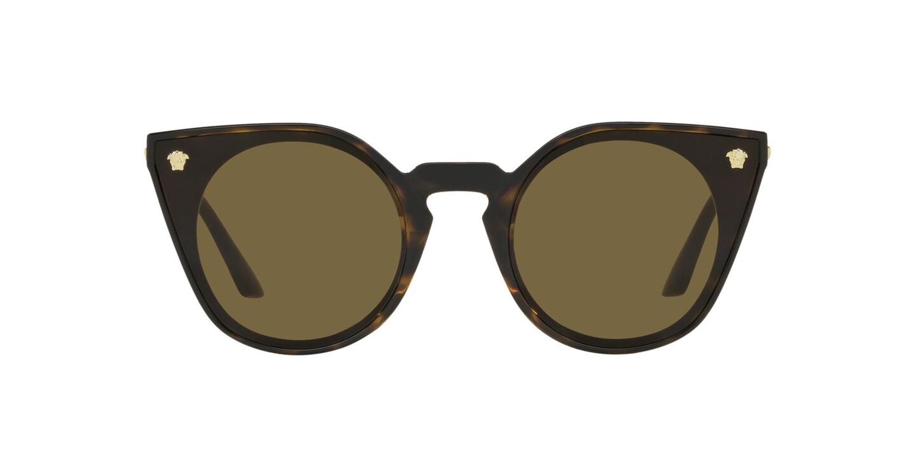 VERSACE  4410 108/73 60  Kadın KAHVE Çekik Çerçeve Güneş Gözlüğü