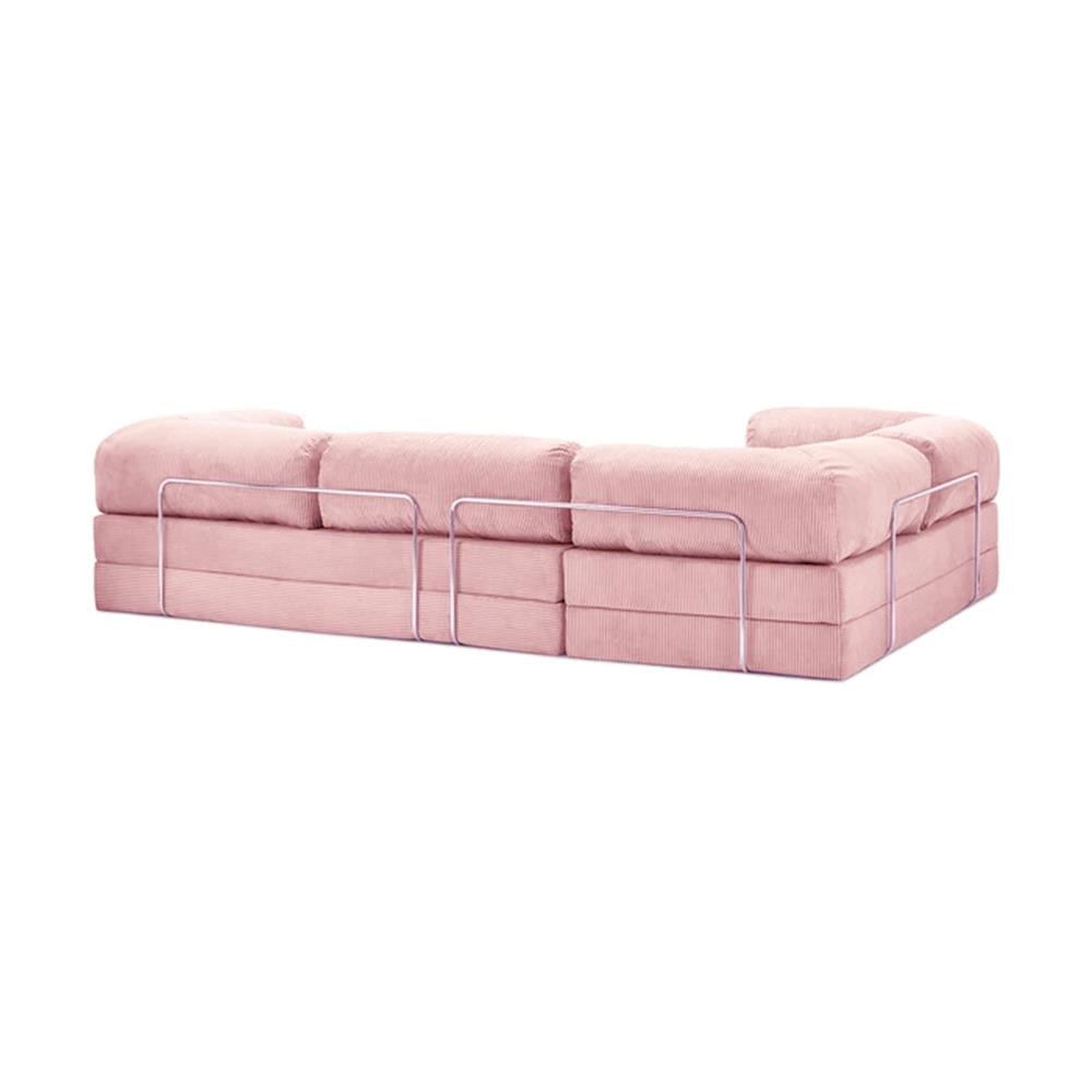 Legom Modüler Koltuk Pembe - MiniwoodLegom Modüler L Koltuk Pembe