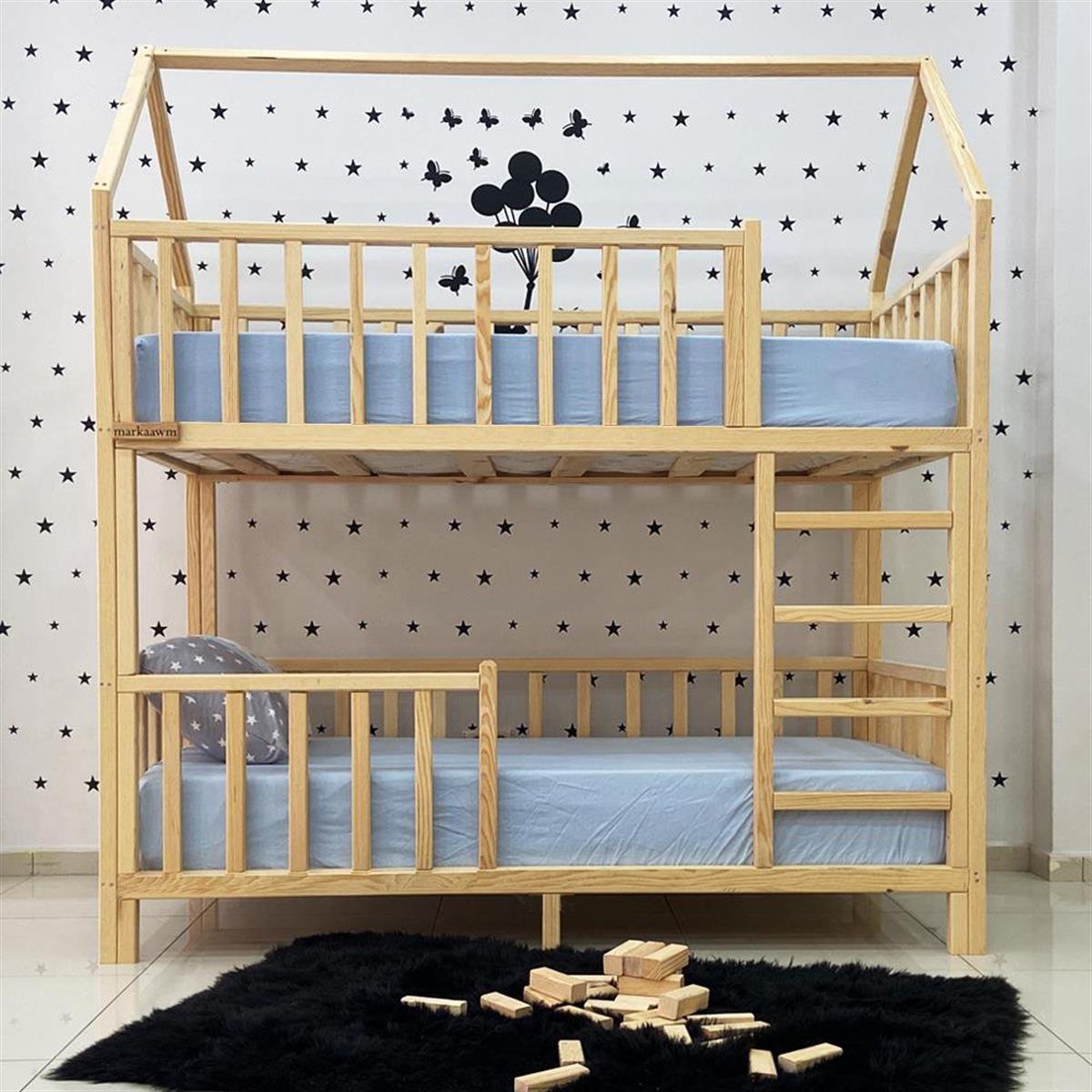 Markaawm Çatılı Ranza Modelleri Montessori Yatak Çatılı Ranza