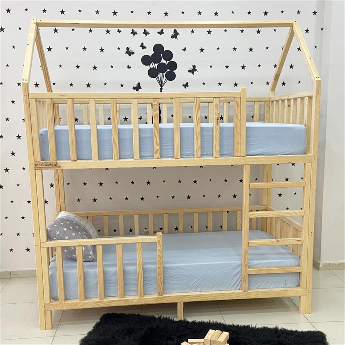 Markaawm Çatılı Ranza Modelleri Montessori Yatak Çatılı Ranza