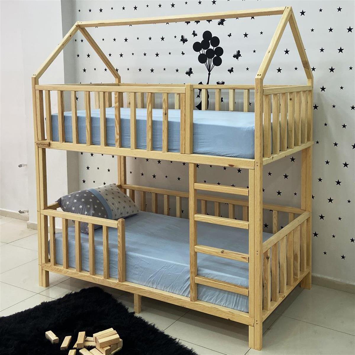 Markaawm Çatılı Ranza Modelleri Montessori Yatak Çatılı Ranza