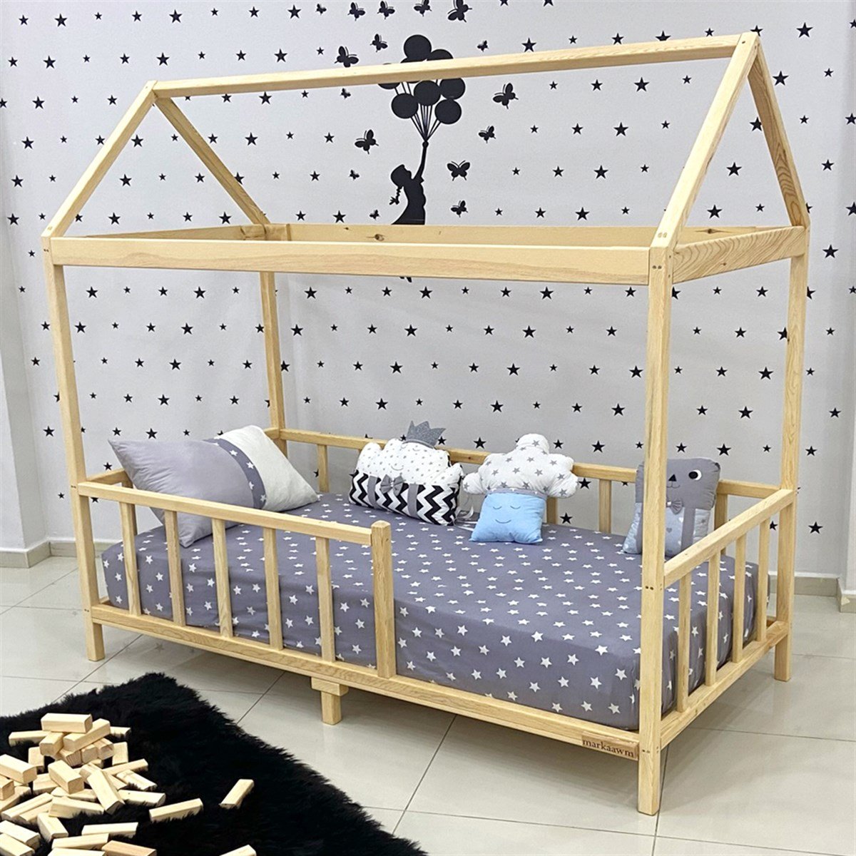 Montessori Yatak Modelleri Eda - MarkaawmEda Montessori Karyola