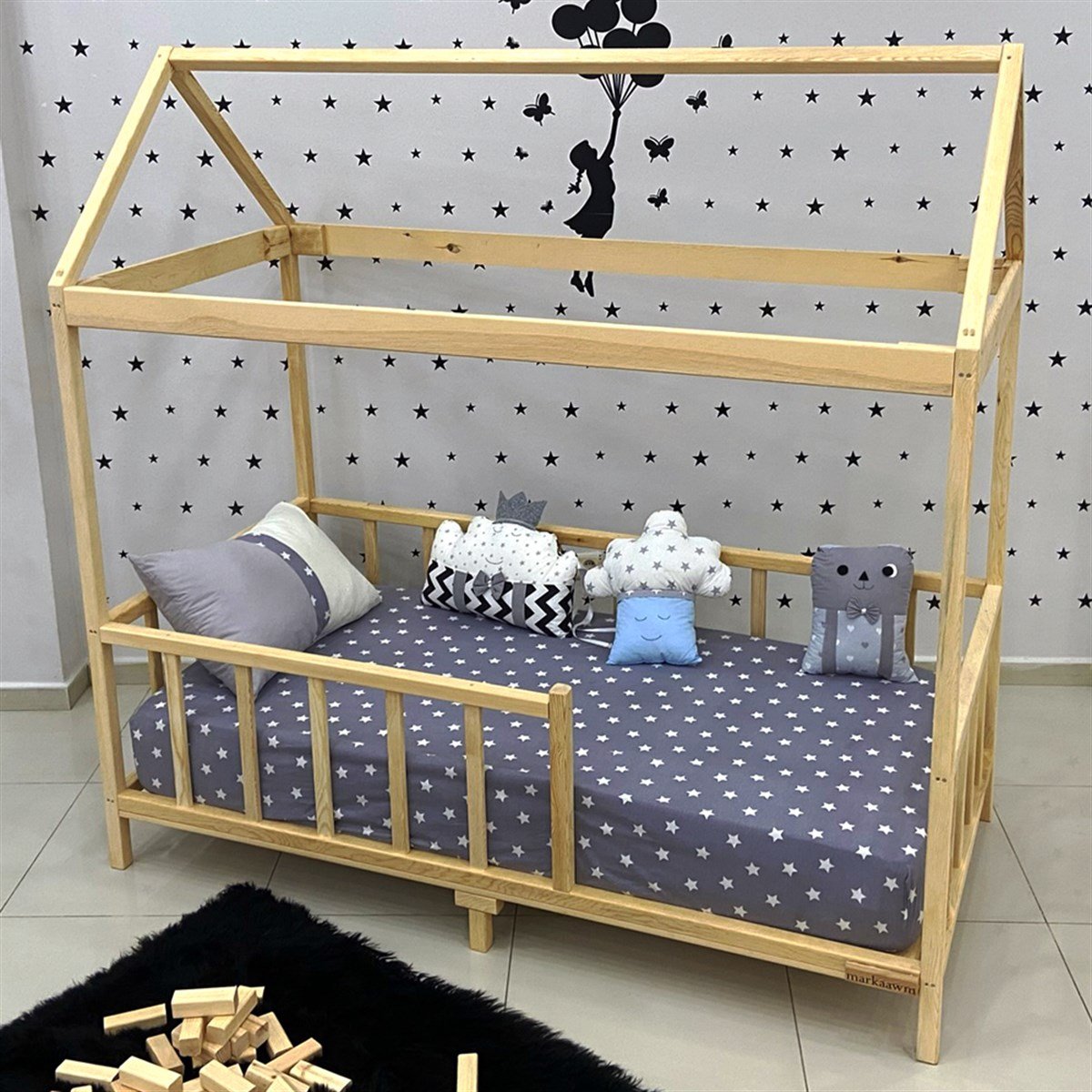Montessori Yatak Modelleri Eda - MarkaawmEda Montessori Karyola