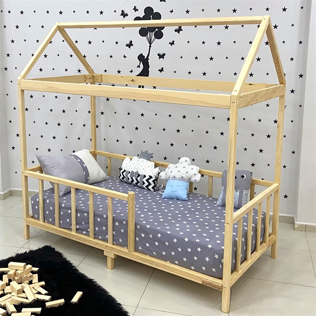 Montessori Yatak Modelleri Eda - MarkaawmEda Montessori Karyola