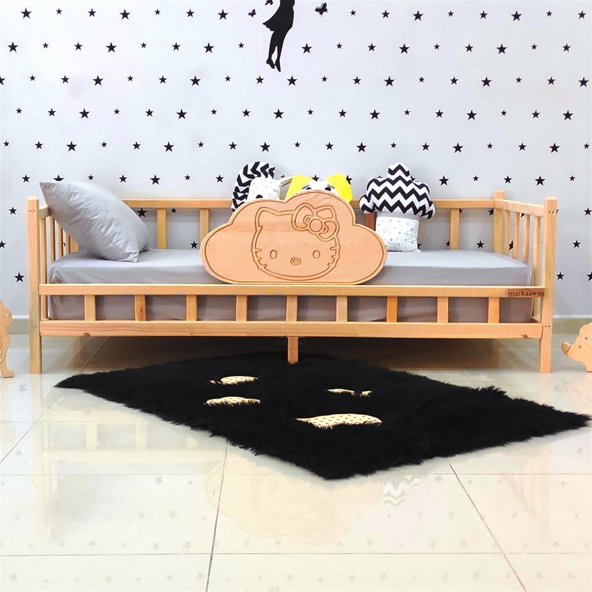 Nirvana Montessori Yatak Sedir Karyola | MarkaawmPremium Montessori Yatak Kity Çocuk Karyola