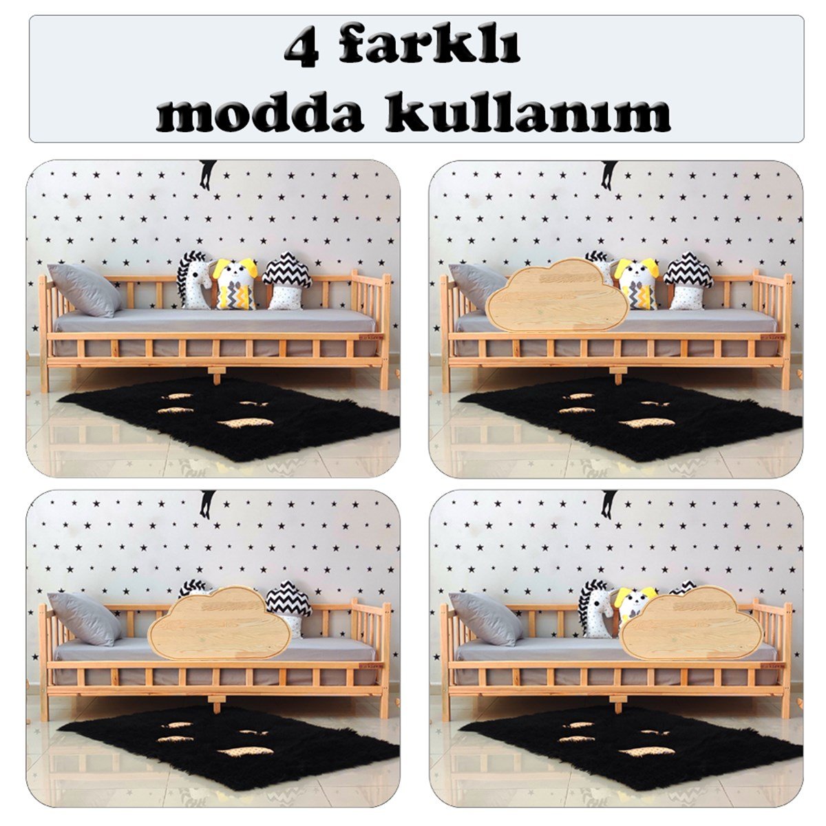 Nirvana Montessori Yatak Sedir Karyola | MarkaawmPremium Montessori Yatak Bulut Çocuk Karyola