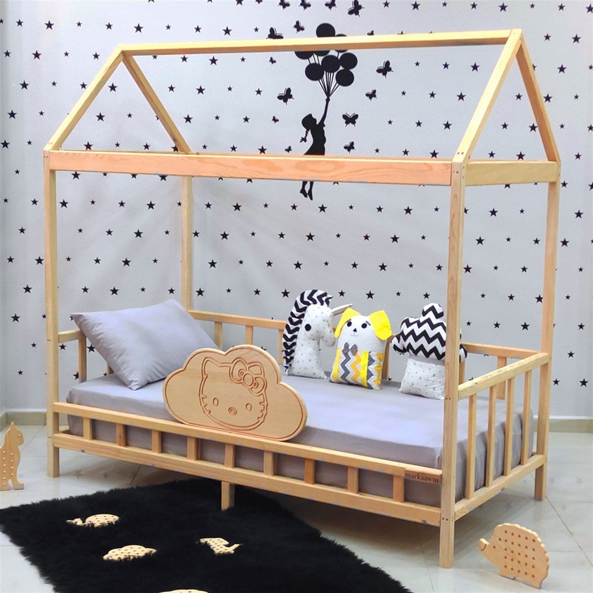 Nirvana Montessori Yatak Sedir Karyola | MarkaawmLuxury Montessori Yatak Kity Çocuk Karyola