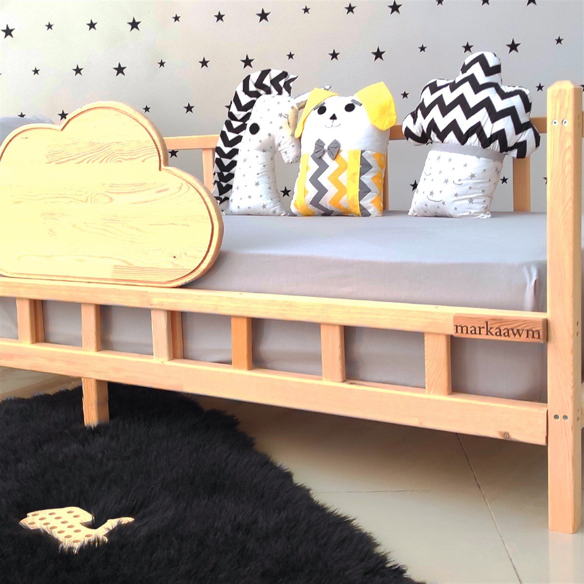 Nirvana Montessori Yatak Sedir Karyola | MarkaawmPremium Montessori Yatak Bulut Çocuk Karyola