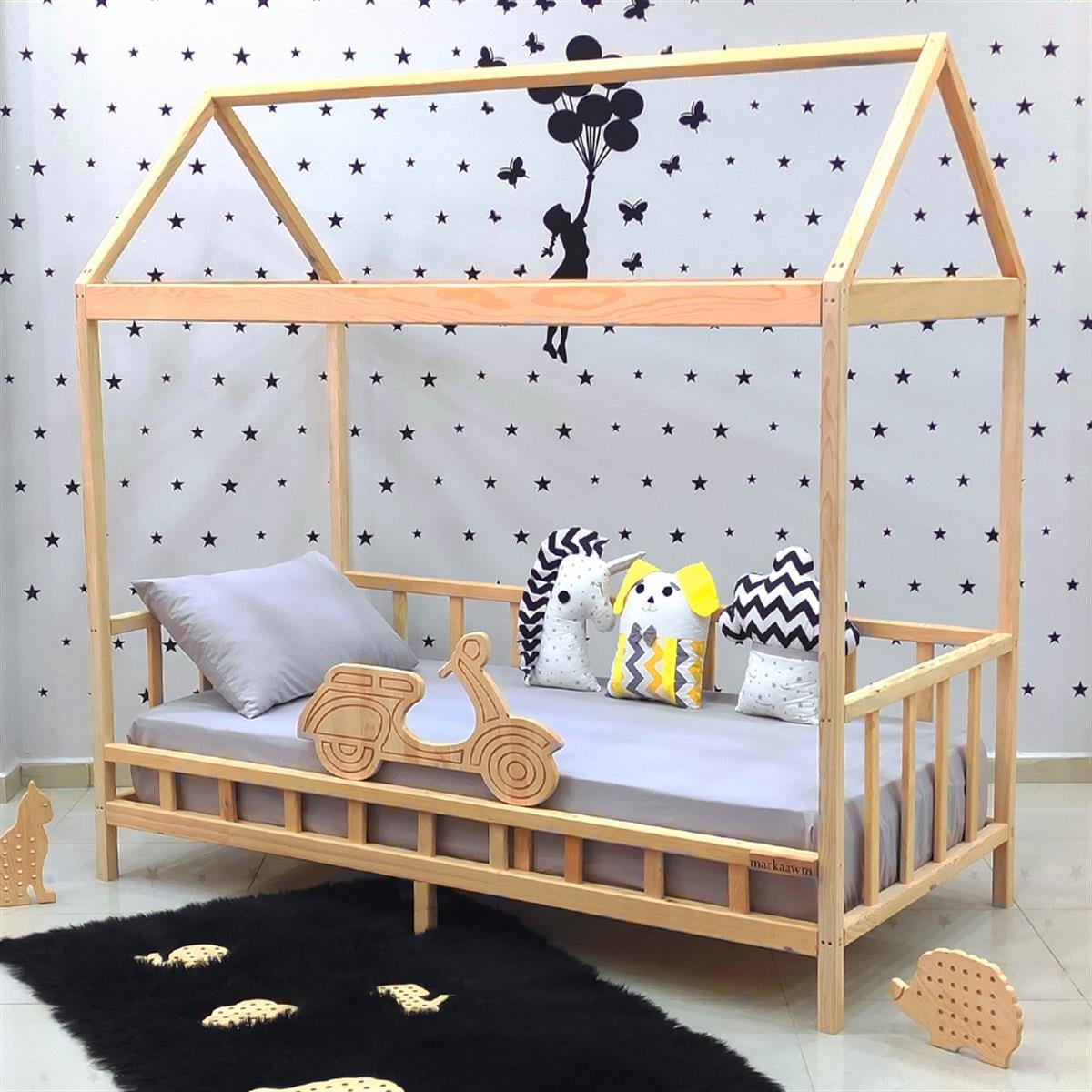 Nirvana Montessori Yatak Sedir Karyola | MarkaawmLuxury Montessori Yatak Vespa Çocuk Karyola