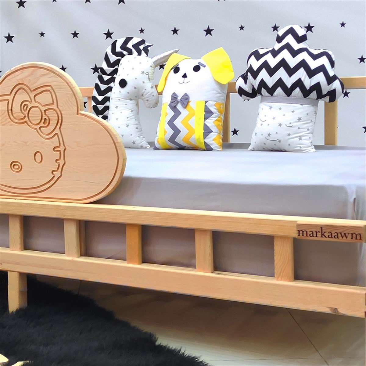 Nirvana Montessori Yatak Sedir Karyola | MarkaawmLuxury Montessori Yatak Kity Çocuk Karyola