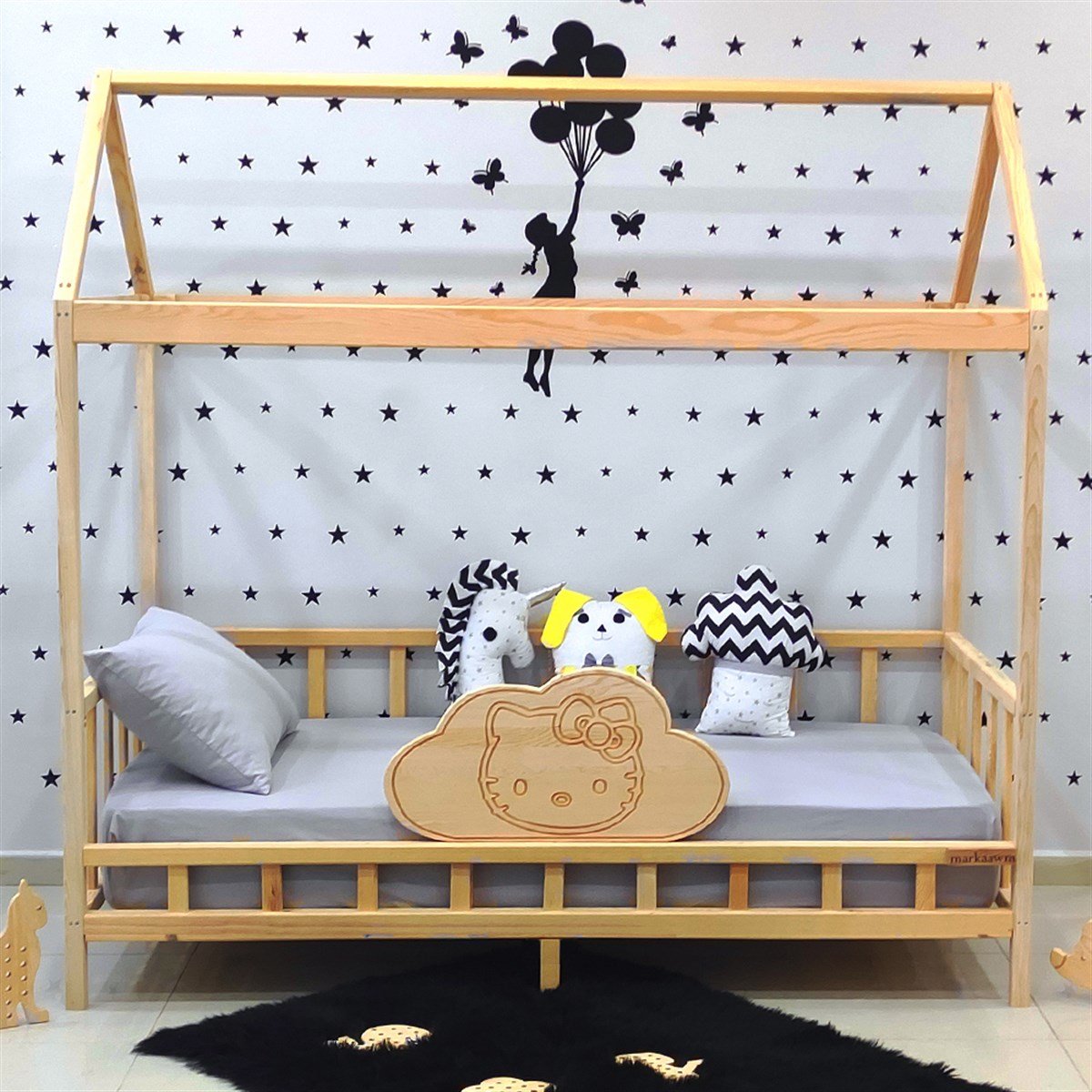 Nirvana Montessori Yatak Sedir Karyola | MarkaawmLuxury Montessori Yatak Kity Çocuk Karyola