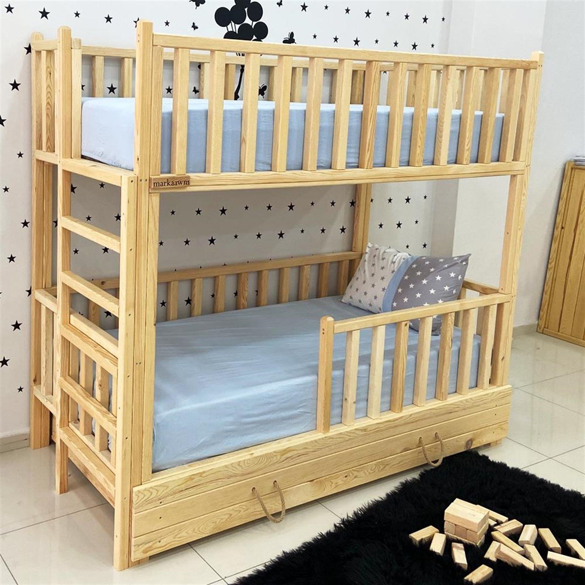 Ranza Modelleri | MarkaawmMontessori Yatak Çekmeceli Ranza