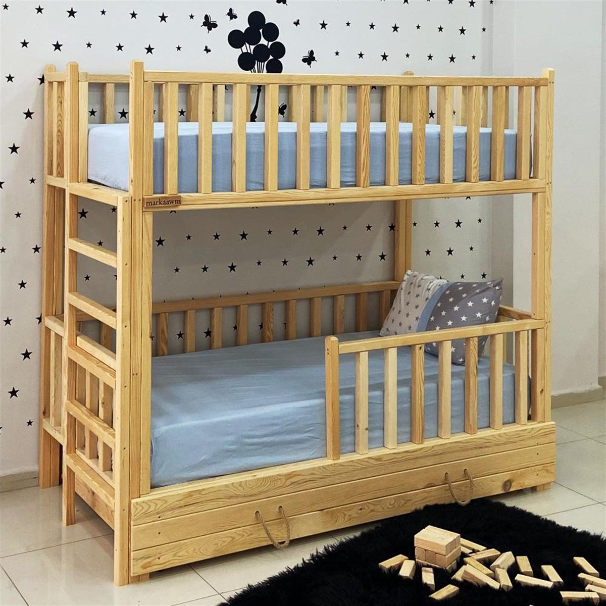Ranza Modelleri | MarkaawmMontessori Yatak Çekmeceli Ranza