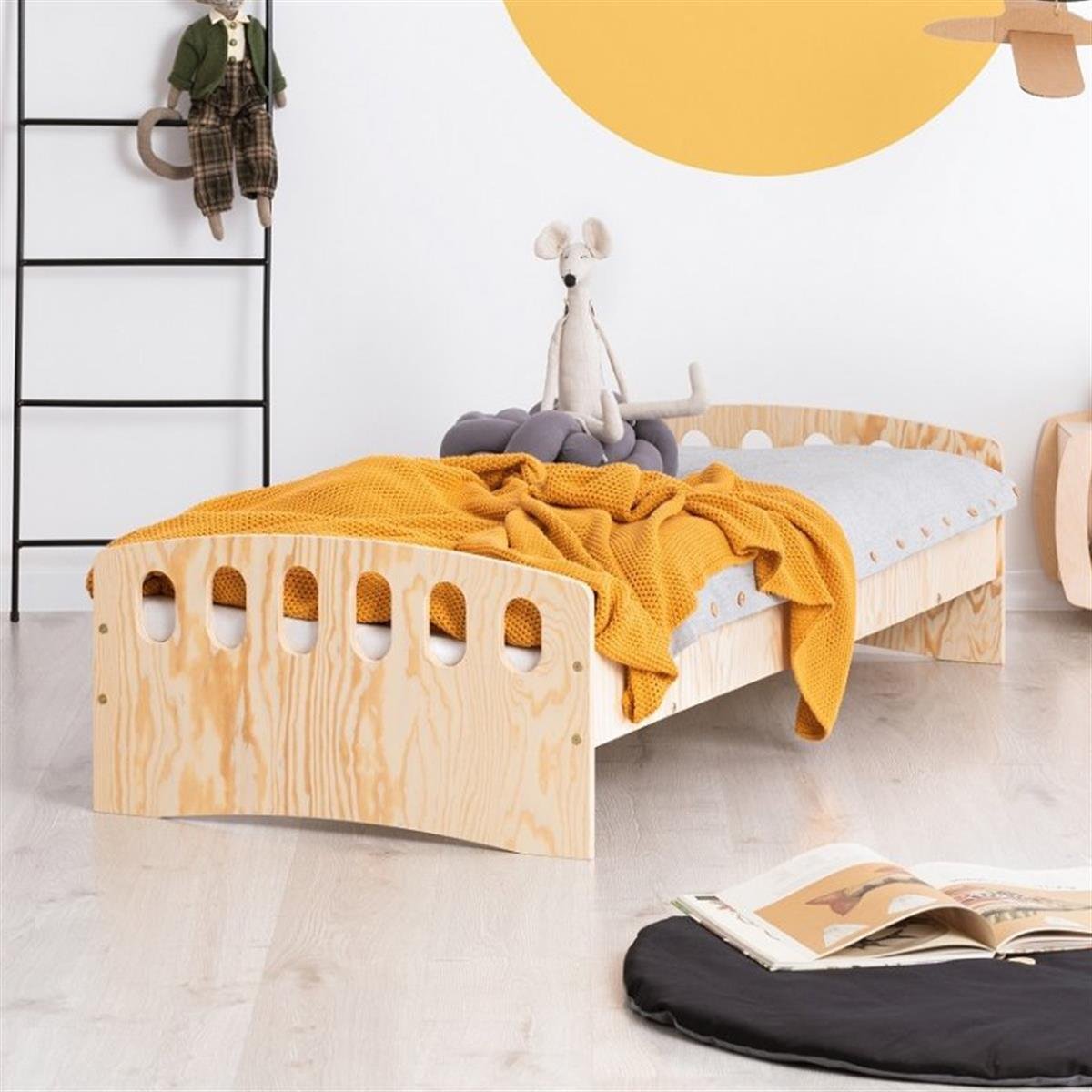 Tek Kişilik Karyola White - MarkaawmMasif Montessori Yatak White