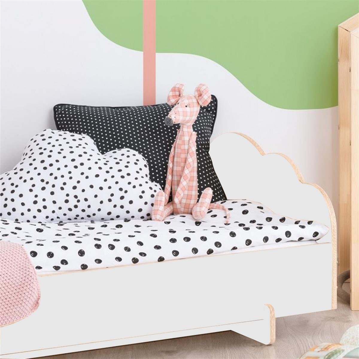 Tresca Beyaz Montessori Karyola  -  MarkaawmMontessori Yatak Mdf Tresca