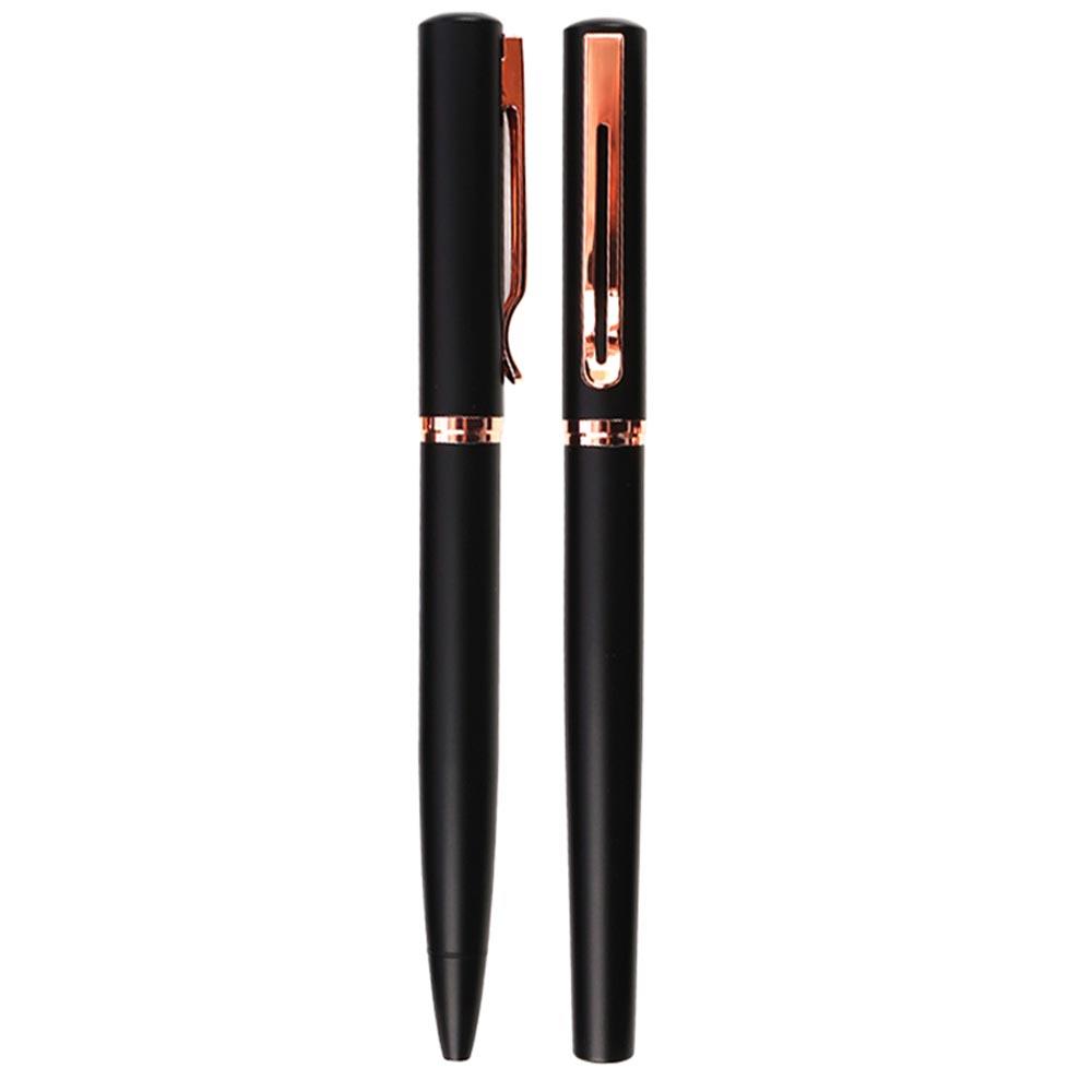 ROLLER+TÜKENMEZ KALEM, METAL KİŞİYE ÖZEL 4522 LACİVERT