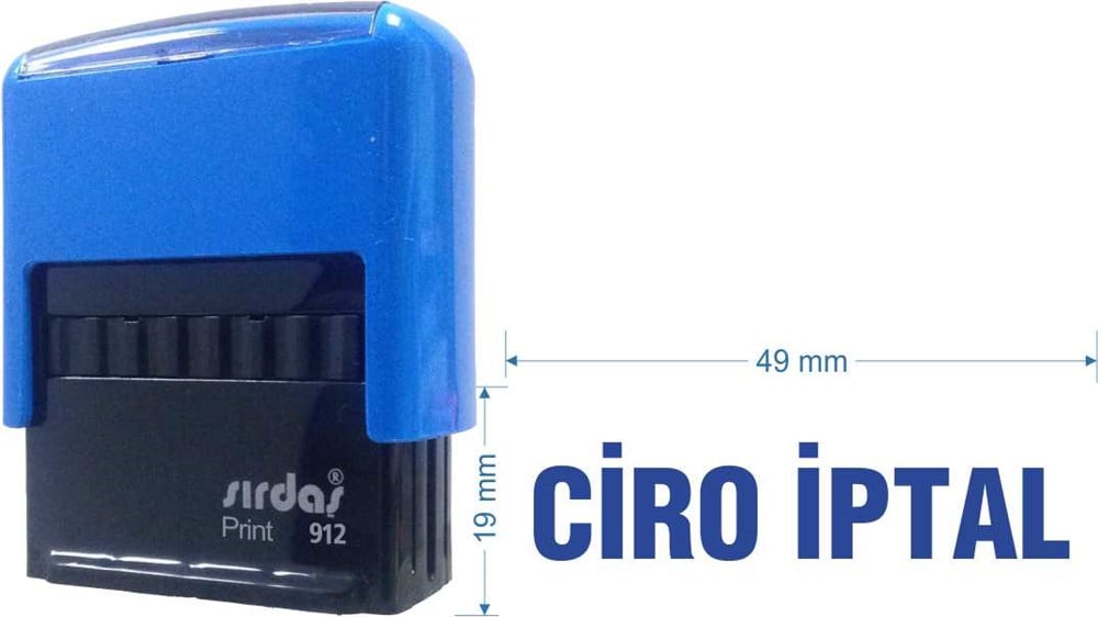 Sırdaş 912 Kaşe 'Ciro İptal' Yazısı İle