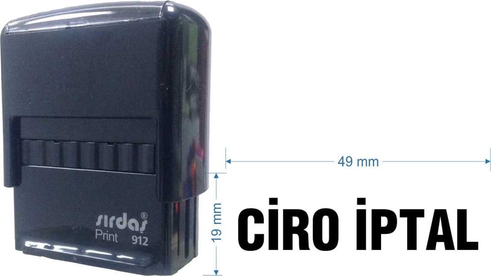 Sırdaş 912 Kaşe 'Ciro İptal' Yazısı İle